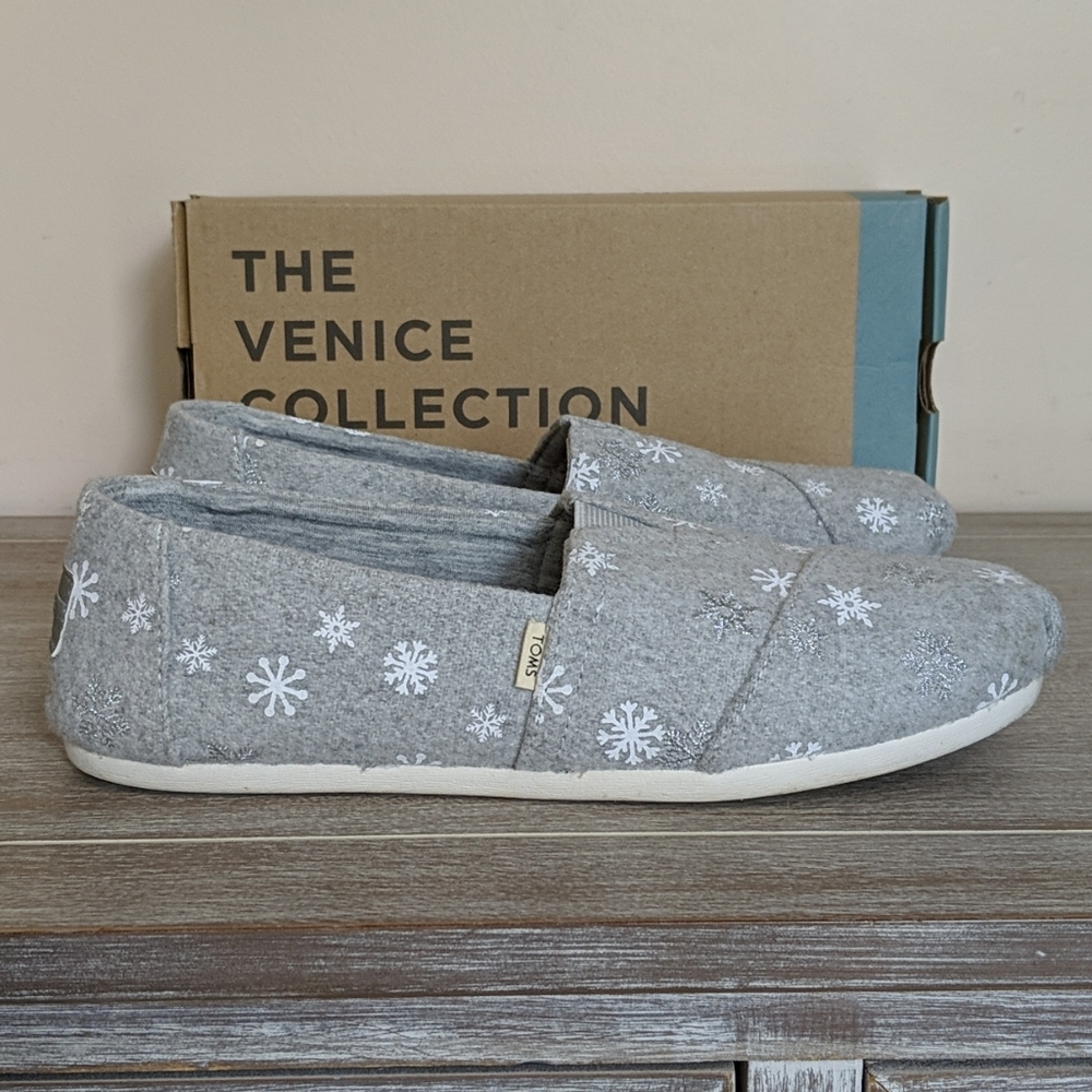 Toms • Classics - Grey Snowflake Slip On